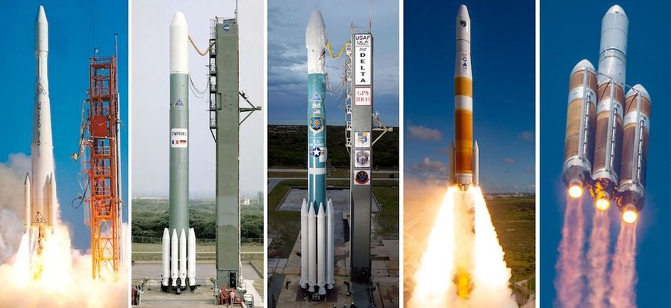 Эволюция ракет семейства Delta