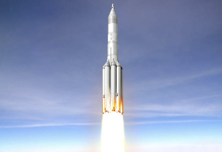 Модель ракеты «Енисей». Фото: twitter.com/topwar_ru