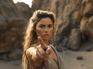 пещерный человек воин скалы древний