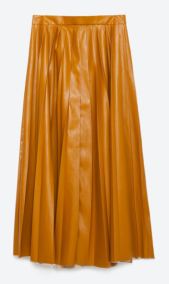 Плиссированная юбка Zara, 3999 руб.