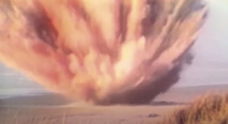 Тот самый взрыв. Фото: скриншот из видео с youtube-канала Vocativ