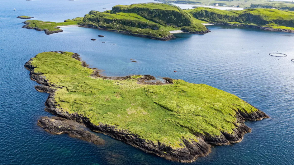 природа острова Eilean Loch Oscair 