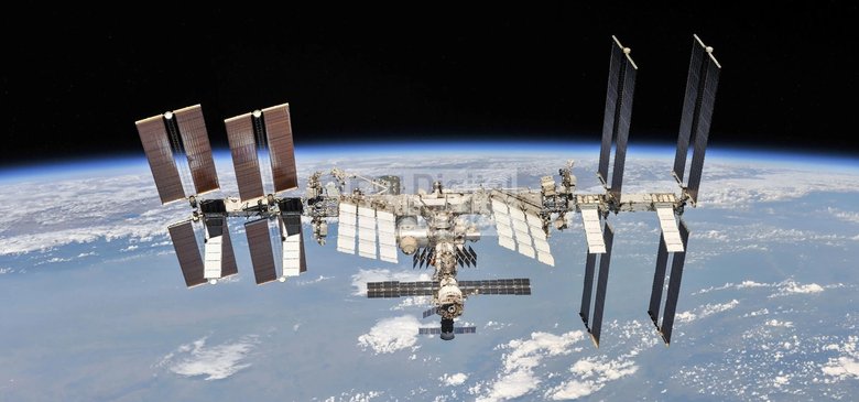 Международная космическая станция (МКС) на орбите Земли. Фото: NASA