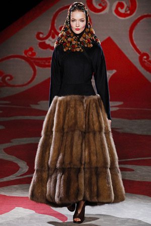 Показ Ulyana Sergeenko Haute Couture, осень-зима 2012/13