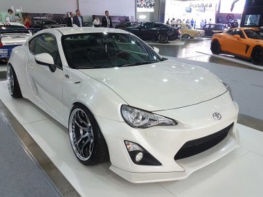 slide image for gallery: 23732 | Неформалы московской автомобильной выставки. Toyota GT86 и ещё кое-что для езды боком
