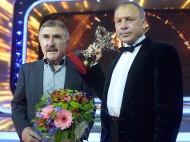 Леонид Каневский и Дэвид Гамбург на премии ТЭФИ Леонид Каневский и Дэвид Гамбург на премии ТЭФИ