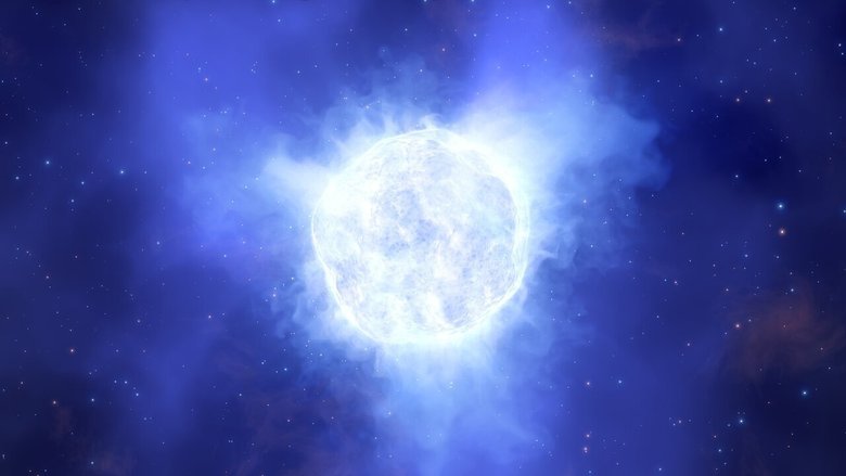 Художественное представление массивной звезды. Фото: ESO