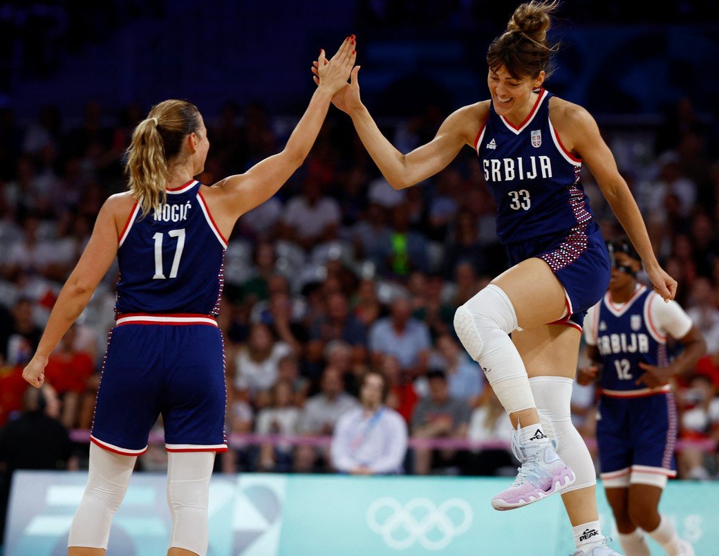 Женская сборная Сербии разгромила Китай на Олимпийских играх в Париже