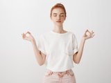 Девушка, Спокойствие, Медитация, Гармония Девушка, Спокойствие, Медитация, Гармония