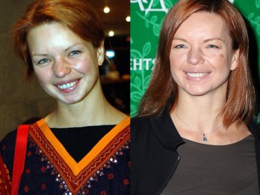 Slide image for gallery: 15064 | Алиса Гребенщикова в 2005 году (слева) и в 2020 году (справа)