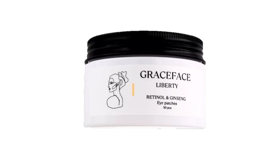 Патчи для глаз фирмы GRACEFACE серии Retinol And Ginseng