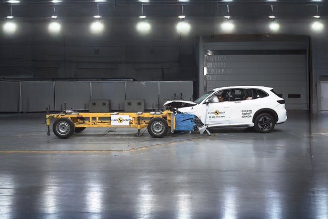 Краш-тест Geely EX5 Краш-тест Geely EX5