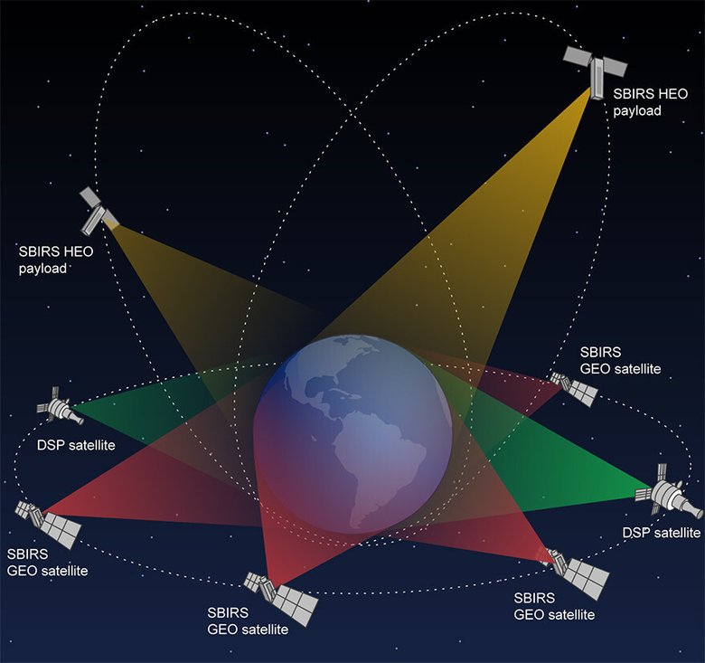 Американские спутники будут мониторить Землю на предмет пуска баллистических ракет. Фото: Spacenews