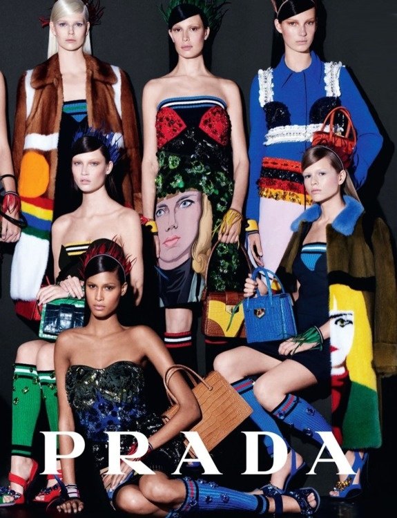 Имидж из рекламной кампании Prada