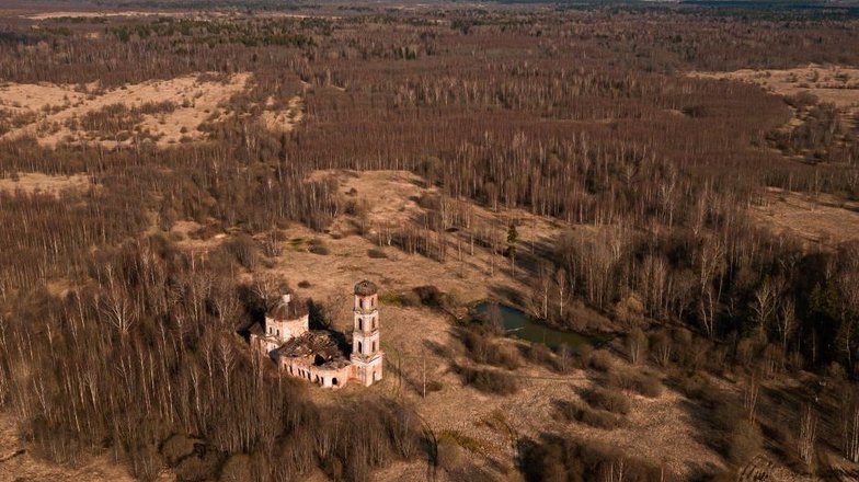Церковь Казанской иконы Божией Матери, урочище Русское Кошево, Тверская область