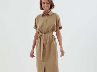 Slide image for gallery: 13326 | Платье-рубашка — незаменимая вещь в летнем гардеробе деловой женщины. Источник фото: лукбук Черешня