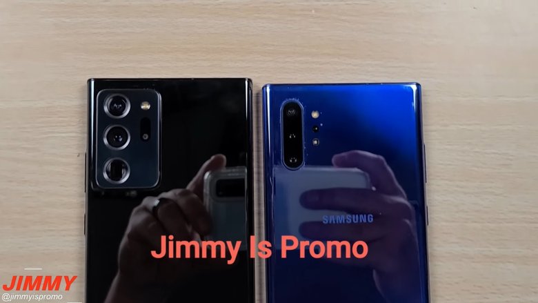 Galaxy Note20 Ultra и Note10 / кадр из видео