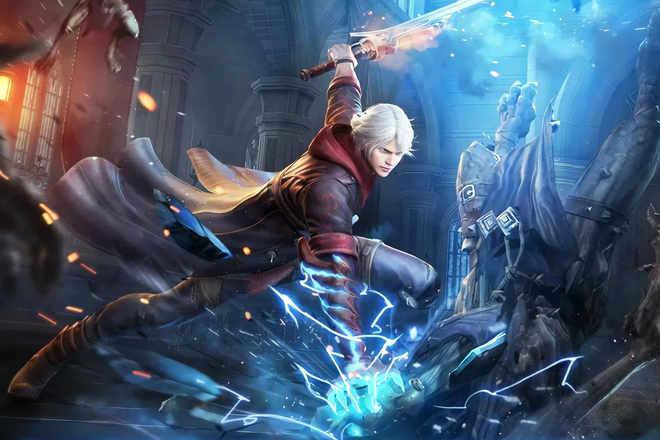 Герой из мобильной игры по Devil May Cry