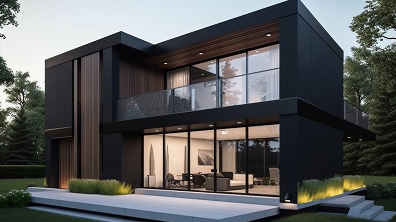 karakat_Design_a_sleek_modernist_house_with_a_small_footprint_a_eca2615e-4797-48cb-a032-3897be083032.png