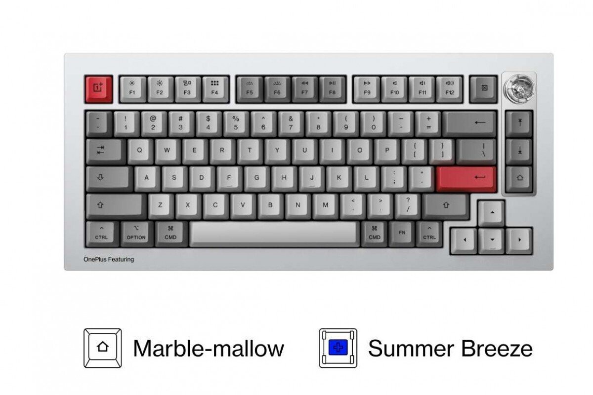 Дебют OnePlus Keyboard 81 Pro: представлена клавиатура с прозрачной кнопкой  - Hi-Tech Mail.ru