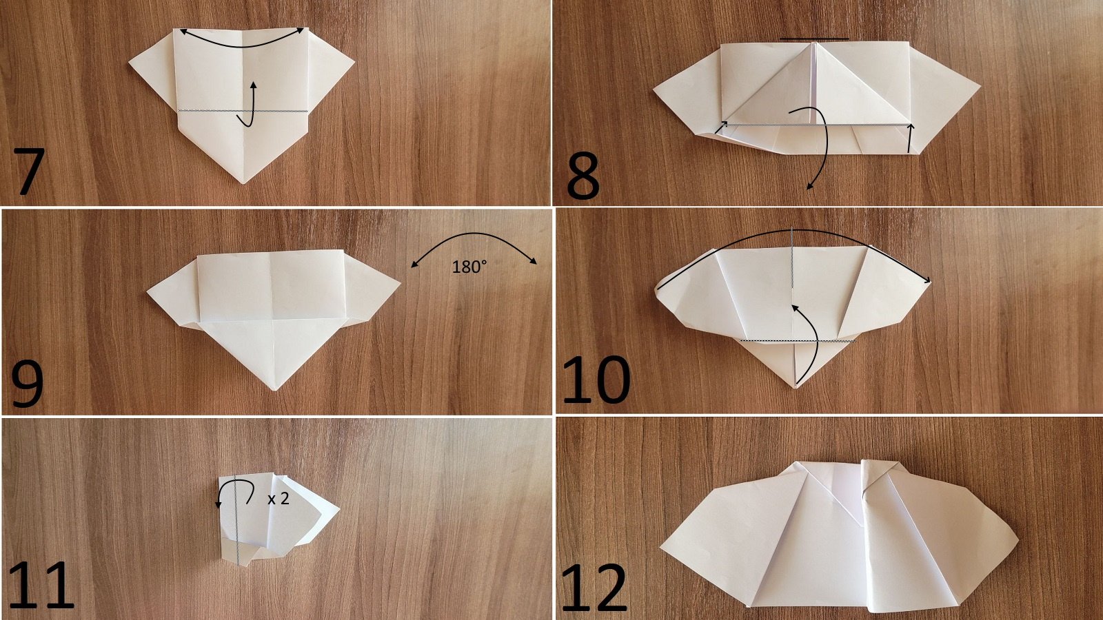 Оригами самолет, видео+схема