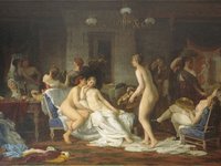 Content image for: 482634 | Фирс Журавлев «Девичник в бане», 1885 год