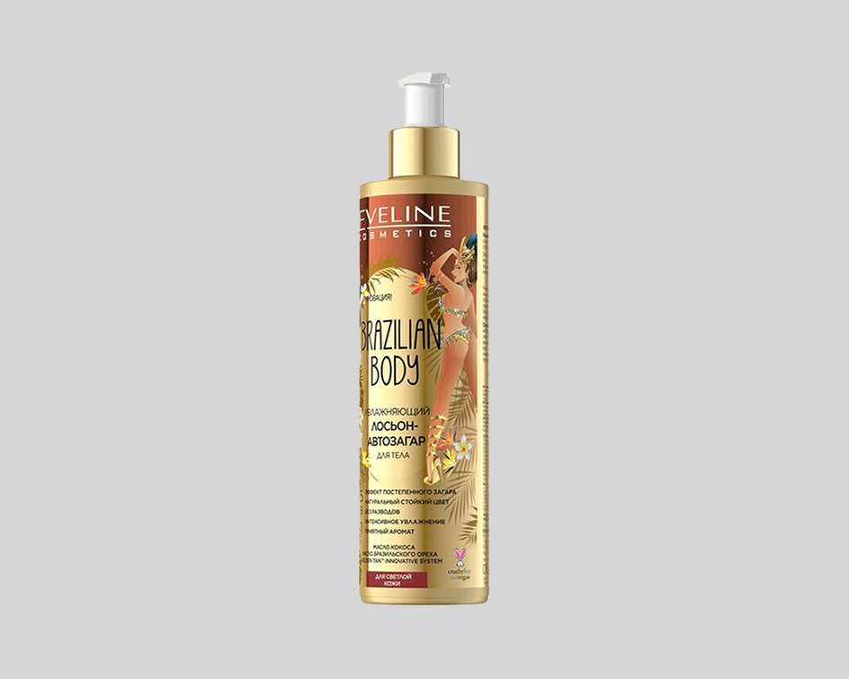 Увлажняющий лосьон-автозагар Cosmetics Brazilian Body Eveline Увлажняющий лосьон-автозагар Cosmetics Brazilian Body Eveline