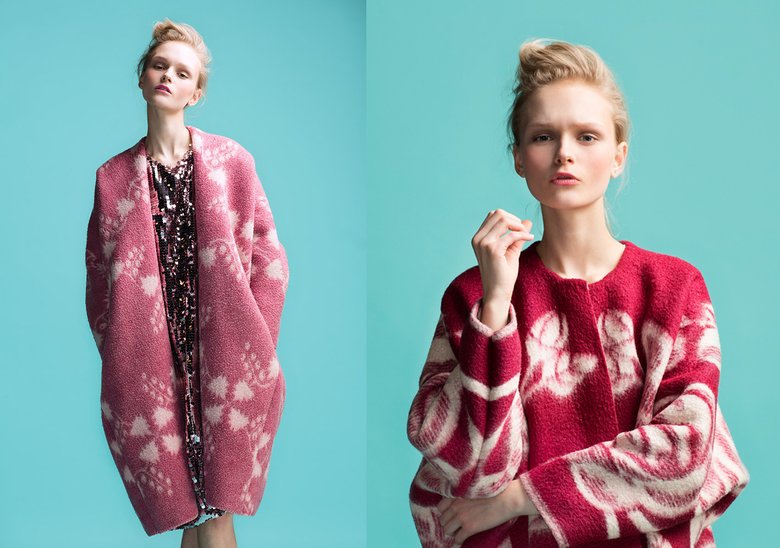 Эстонский дизайнер делает из одеял времен СССР элегантные пальто