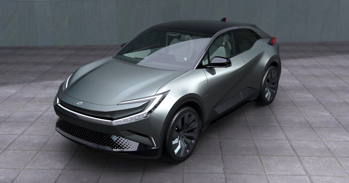 Toyota introduced the bZ concept crossover with a steering wheel instead of a steering wheel