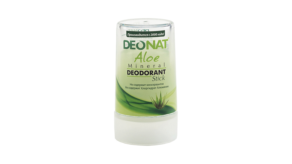 Натуральный минеральный дезодорант с соком алоэ-вера бренда Deonat серия Aloe Mineral Deodorant