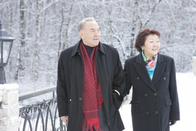 Нурсултан Назарбаев с женой Сарой. Фото: personal.akorda.kz