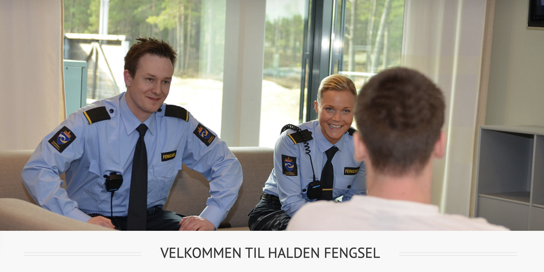 «Добро пожаловать в тюрьму Halden». Так выглядит главная страница сайта тюрьмы