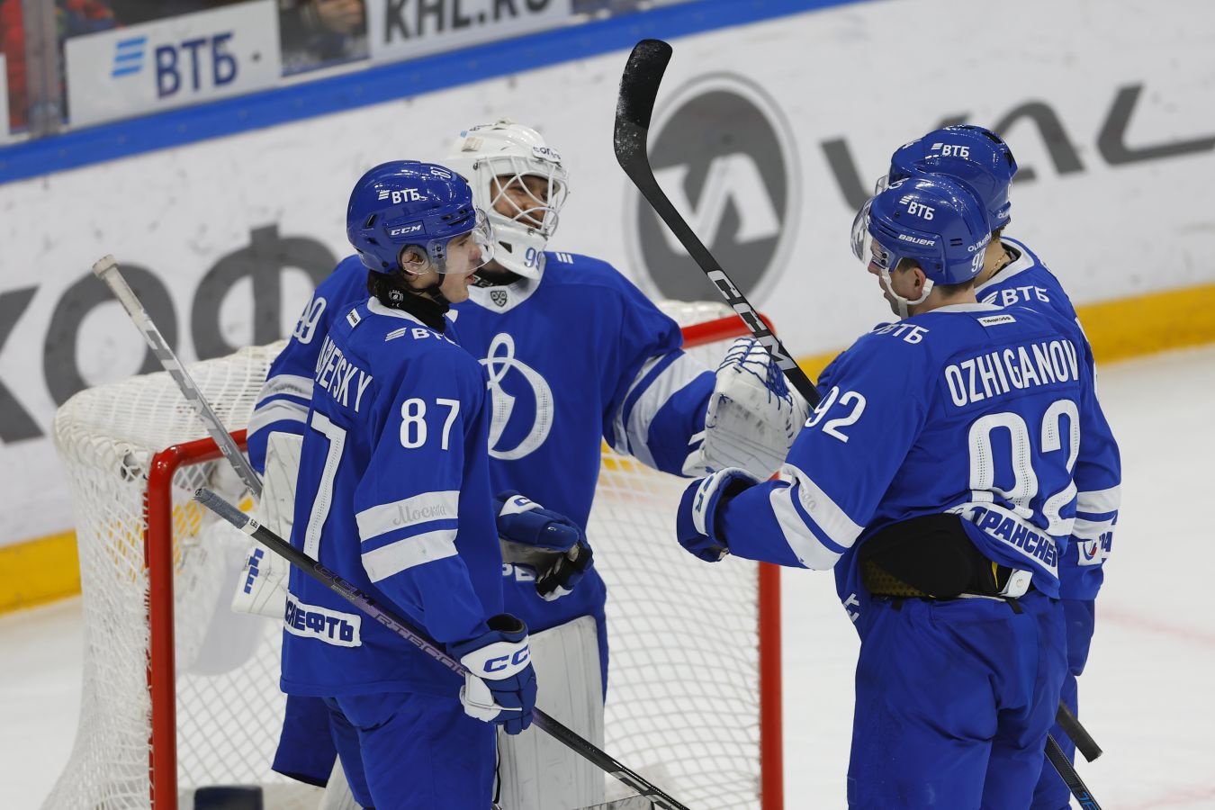 «Динамо» установило клубный рекорд по количеству побед за один регулярный чемпионат КХЛ