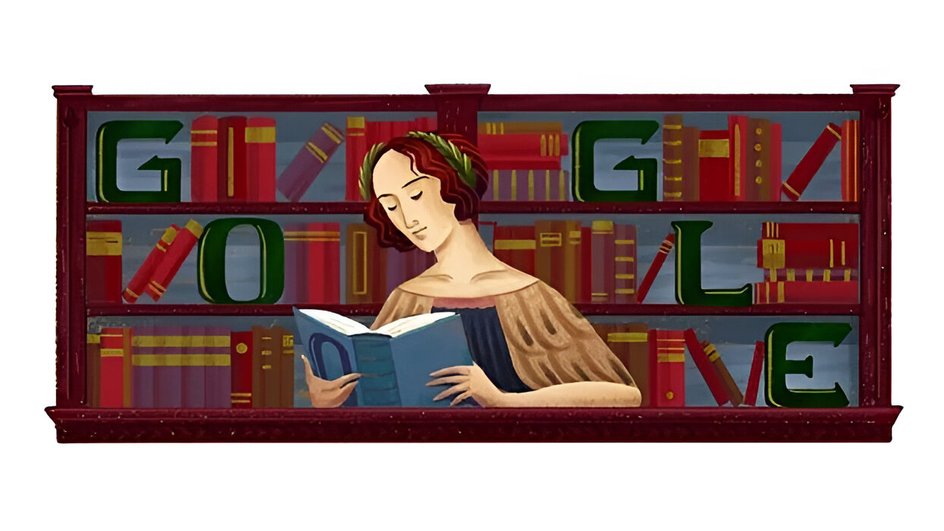 Дудл дня в честь первой женщины-доктора наук от Google Дудл дня в честь первой женщины-доктора наук от Google