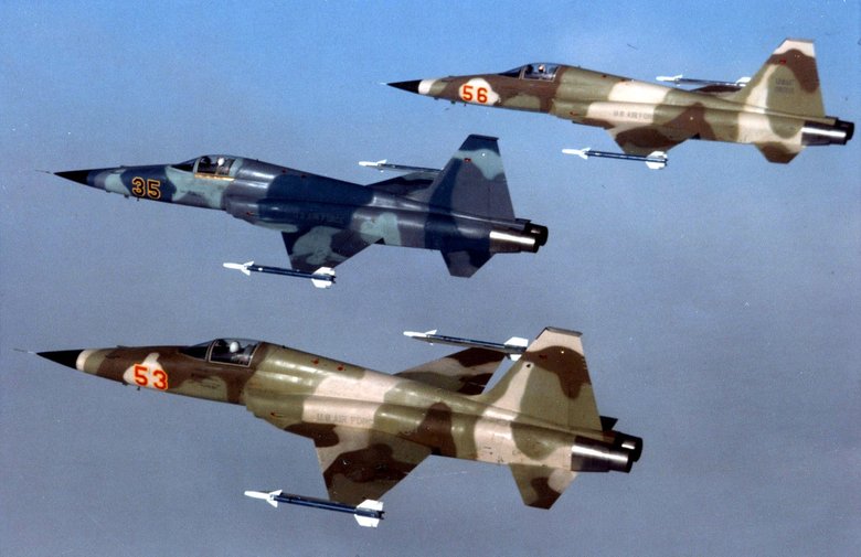 Группа F-5E эскадрильи «Агрессор» / Wikimedia