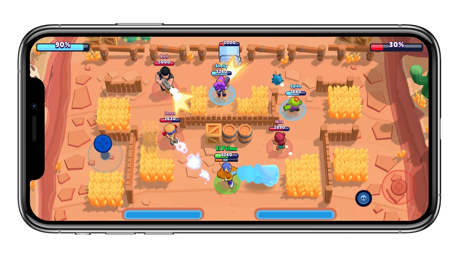 Скриншот геймплея игры Brawl Stars