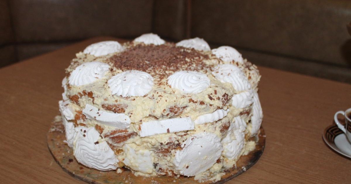 Торт от лаймы вайкуле из зефира рецепт с фото