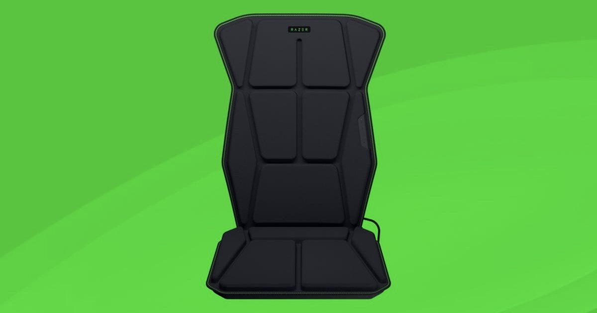 Razer представила вибрирующую подушку для кресла: почувствуй игры ягодицами