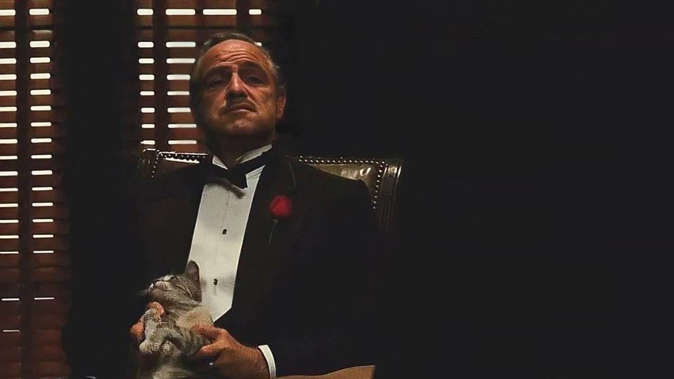 Марлон Брандо в фильме «Крестный отец»