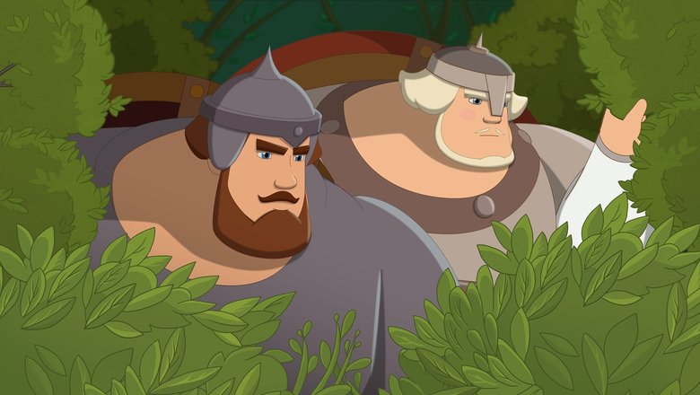 Кадр из мультфильма «Три богатыря. Ни дня без подвига»