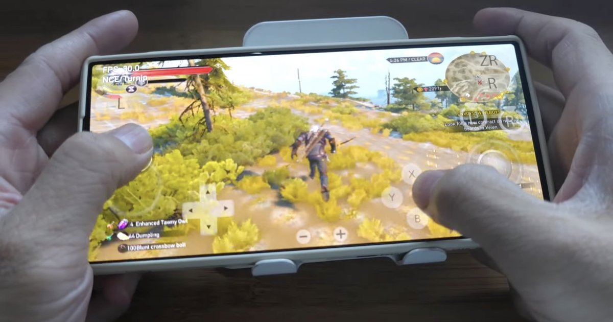 «Ведьмак 3» запустили на Android-смартфоне (видео)