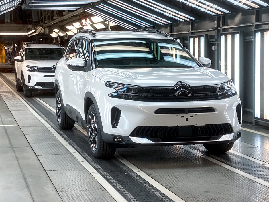 Производство Citroen С5 Aircross на заводе ПСМА Рус в Калуге