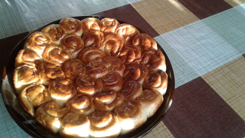 Пошаговый рецепт мясного пирога «Хризантема»