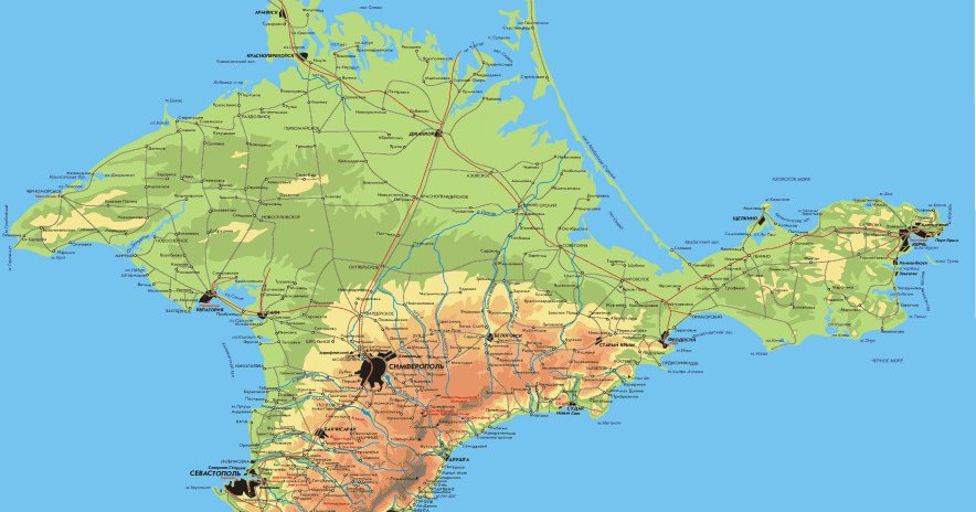 Спутниковая карта крыма в реальном времени