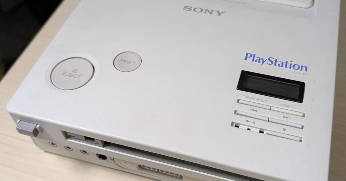 В сети показали редчайший прототип консоли «Nintendo PlayStation»