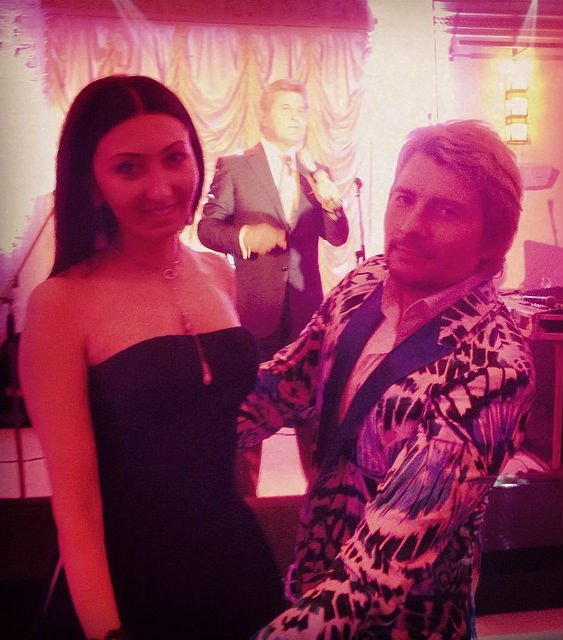 Басков с подругой Айжан на юбилее Аллы Пугачевой