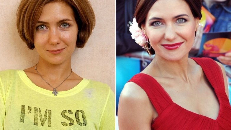 Slide image for gallery: 8604 | Екатерина Климова в 2004 (слева) и 2017 годах (справа)