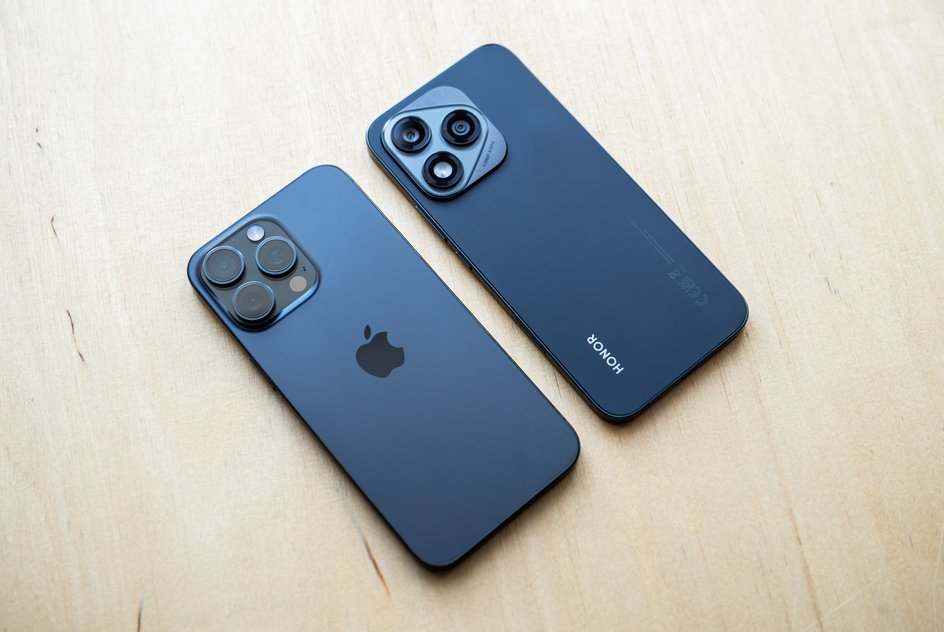 iPhone 15 Pro Max и Honor 400 Lite iPhone 15 Pro Max и Honor 400 Lite