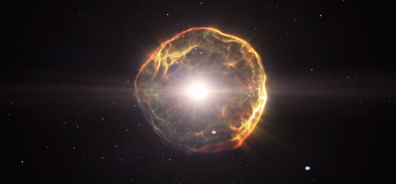 Так представляли взрыв звезды. Фото: ESO
