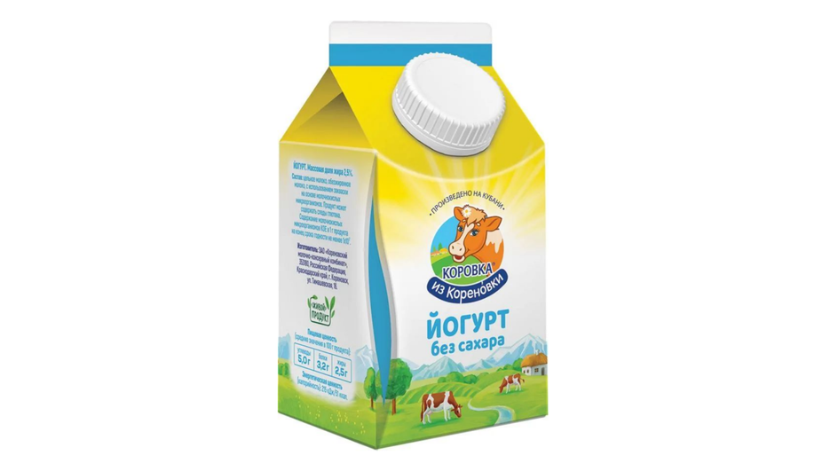 Питьевой йогурт фирмы «Коровка из Кореновки» Питьевой йогурт фирмы «Коровка из Кореновки»